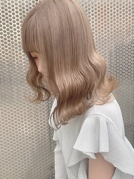 ペレ 梅田(PELE) 前髪/アンブレラカラー/こなれミディ/イメチェン/ウェーブパーマ