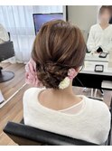 卒業式前撮りヘアセット