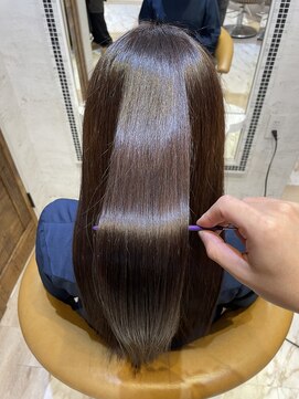 ロンドローズ 名古屋(Lond damaskRose) 顔周り ダブルカラー 名駅 ブリーチ 髪質改善 ボブ 韓国　703