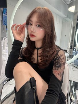 レディアル 渋谷(REDEAL) 韓国ヘア/ブリーチ/暖色カラー/ワンホン【レイヤー/渋谷】