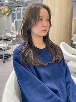 ラベルムバイエーケー(La Belleme by AK)&nbsp;韓国風レイヤーカット&オリーブグレージュ