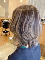 チルアウト 塚口本町店(chill out)&nbsp;ウルフスタイル×アッシュベージュハイライト/30代/40代/50代