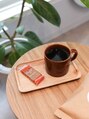 コス(cos) ドリンクではオリジナルで焙煎したコーヒーをお出ししています
