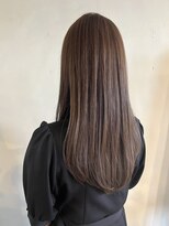 ムード マグ レーベル 南松本(MOOD Mag Label)&nbsp;20代30代40代艶感ストレートアッシュグレージュ透明感ロング