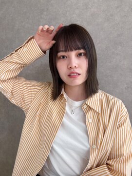 オブジェ シエル(obje't ciel) 【obje't ciel】 ボブ×透明感brown【佐藤早希】