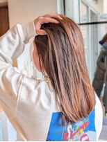 ウールバイレガーレ(uul by Legare/a)&nbsp;切りっぱなしボブグレージュボブミルクティーベージュボブ