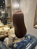 【10年先も美髪でいたい方】カット＋艶カラー＋水素トリートメント