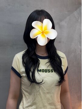 ロンドポレール 北千住(Lond polaire) ハッシュカット×ブルーブラック