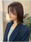 栄外ハネナチュラル大人可愛い韓国ボブ