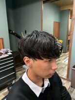スタンドバーバー 柏(STAND BARBER)&nbsp;MEN’S HAIR/波巻ツイストスパイラル/フェザーパーマ/柏