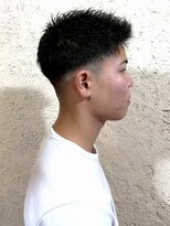 プリモ ココ 鍋島店(Primo coco.)&nbsp;フェード 刈り上げ ツーブロック ベリーショート メンズカット