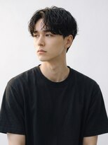 キビト(kibito)&nbsp;ナチュラルセンターパートアクティブショートパーマ20代30代40代