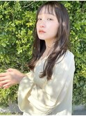 シースルーバングリラックスウェーブ