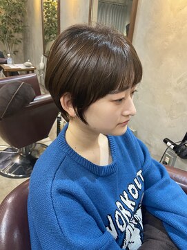トレヘアー(tRe hair) ショート ボブ ウルフ ブリーチ レイヤーカット森田【二条】