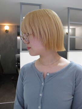 アース 高円寺店(HAIR & MAKE EARTH) 顔まわりレイヤーミニボブ