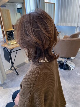 エメ 北花田(Aime) 大人ボブ韓国風レイヤーカットで小顔見せ&艶髪スタイル