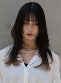 ♪姫カットハイレイヤーウルフロングミディアムハッシュカット