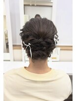 京都ヘアセット着付け専門サロン 夢館 五条店(yumeyakata) ルーズなアップスタイル