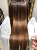 レディースカット＋ナチュラルストレート