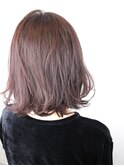 【jako】バイオレット切りっぱなしボブ#1