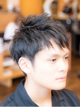 ヘアーメイク ダンス(hair make DANCE) 簡単スタイリング女子受けバッチリ！メンズツーブロックショート