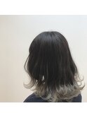 【横須賀】ハイライトグラデーション×ホワイトベージュ【石原】