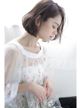 オウル(Owll) 大人女性のマッシュボブ[mignon]かきあげウザバング