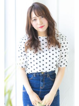 アジールヘア 池袋東口店(agir hair) やわらかなウェーブセミディ【池袋】池袋　池袋東口