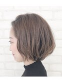 ボブ×フォギーベージュ