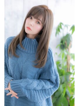 ヘアアンドビューティー ミック(Hair & Beauty miq) シースルーバングで目力強調＊暗めカラー大人ワンカール