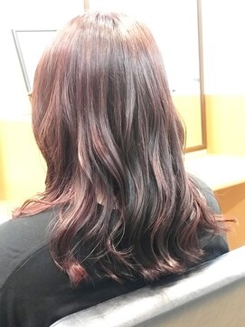 アルファ(Hair Salon alpha) インナー×ハイライト/ピンクバイオレット/10代20代30代