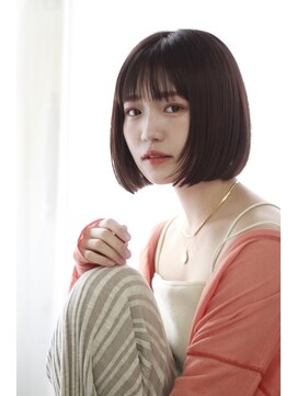 ヘアリゾート バレンタイン(hair+resort valentine) プツッとカット♪ナチュラルボブ