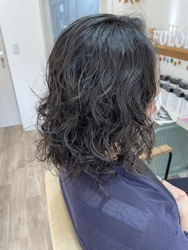 エマ あみ~ろ~ど店(EMMA) ミディアムデザインパーマ