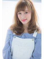 ミエル ヘア 新宿(miel hair)&nbsp;〈mielhair新宿〉透明感ベージュ　ナチュラルミディ