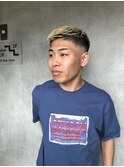 金髪フェード