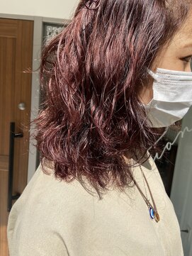 インビテーション(invitation) ブリーチ・イルミナカラー・ピンクブラウン・レッドブラウン