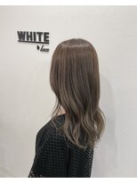 アンダーバーホワイト 阪神西宮店(_WHITE)&nbsp;シークレットカラー　アッシュベージュ