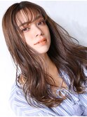 大人可愛い小顔美髪フェミニンロングA5