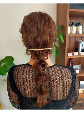 ロジヘア(Logi Hair) ヘアセット 編みおろし