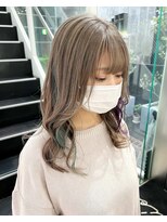 シェリ ヘアデザイン(CHERIE hair design) イヤリングアクアブルー×パープル☆