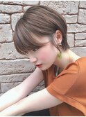 ＠thisiskaito表参道原宿/ショートヘア/ショートボブ/グレージュ