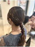 タイト編みおろし/ヘアセット/三宮/神戸