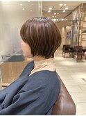 ショートボブ/小顔ショート/くびれショート