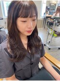 インナーグレージュ/マチルダボブ/前髪/ピンクベージュ/我孫子