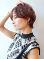 アルバム 銀座(ALBUM GINZA)&nbsp;ナチュラルショート_ピンクベージュインナーグレージュ_29554