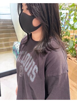 オーシャン(Ocean) ［Ocean Hair&Life 水田］冬カラー☆グレー系☆イヤリングカラー