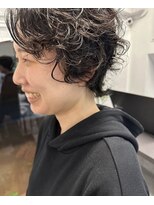 ラレイ ハラジュク(Lalei harajuku)&nbsp;【白岩】ナチュラルショートウルフ×ニュアンスパーマ