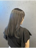 ダークグレージュオルチャンヘア