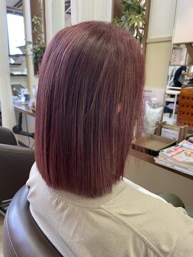 コアフィールフィス(COIFFURE fils) 新規お得クーポンあり【見附　今町】M3Dピンクミディアムヘア