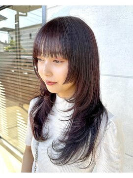 イブヘアー(eve hair) ◎ウルフ/姫カット/ピンクカラー/ロングウルフ/レイヤー